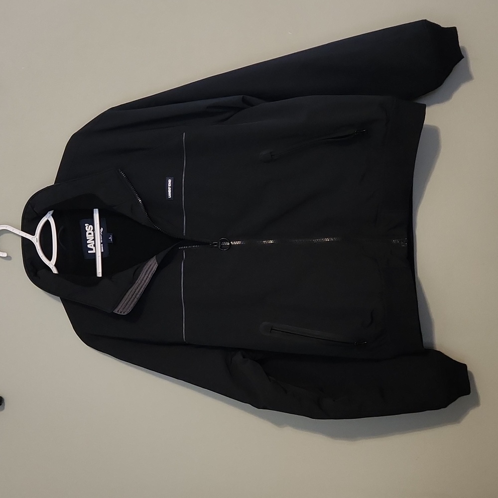 Lands End Squall Jacket  Fleece Lined Mens Sz L